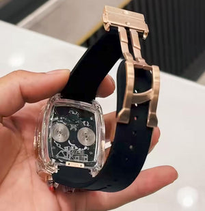 Bugatti Chiron Tourbillon β Luxury Engine Watch (Limited Edition)