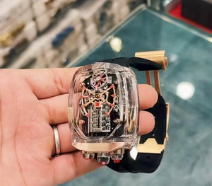 Bugatti Chiron Tourbillon β Luxury Engine Watch (Limited Edition)