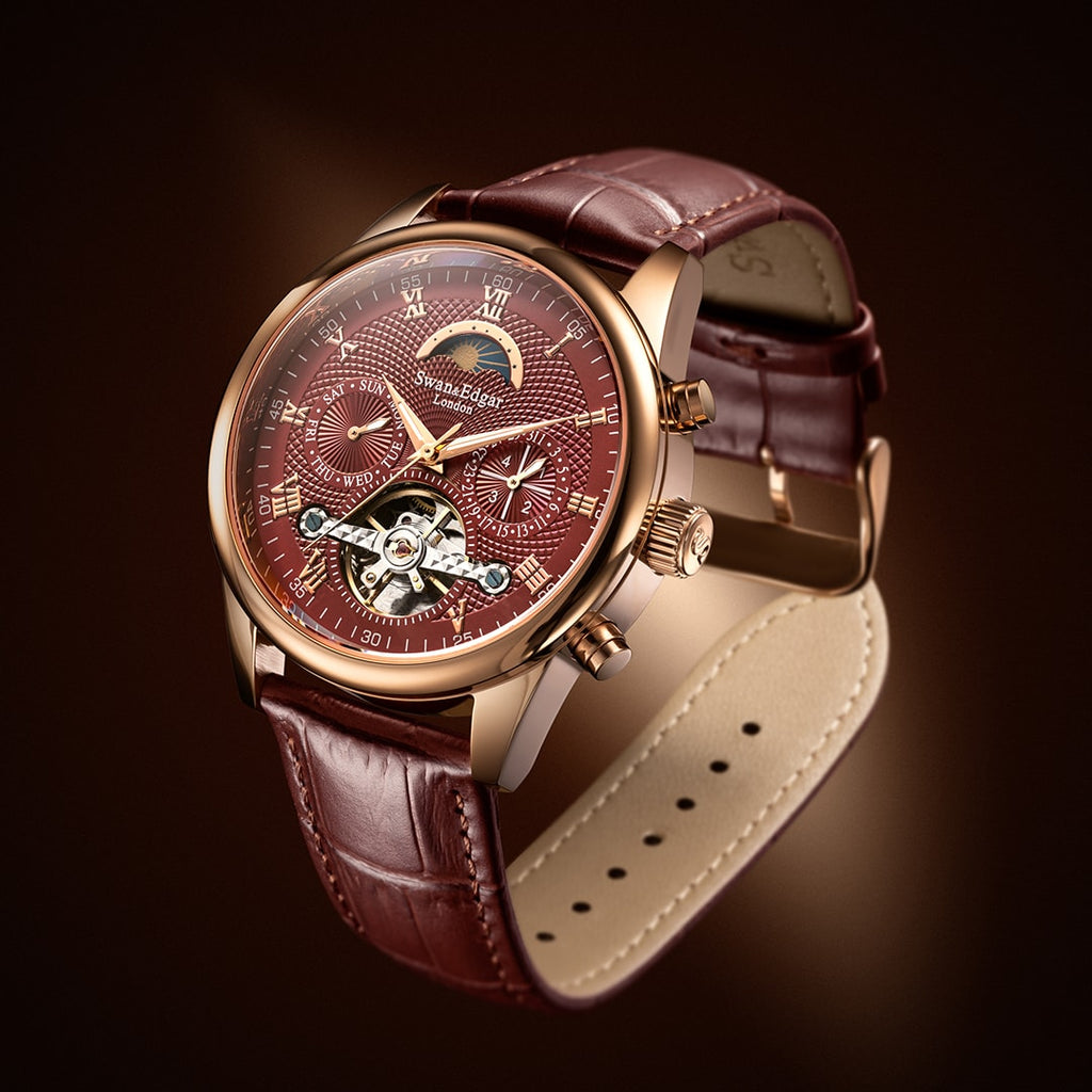 GadgetGram™ Signature Automatic Watch – Bold Look, Self-Winding Luxury (3 Colors)