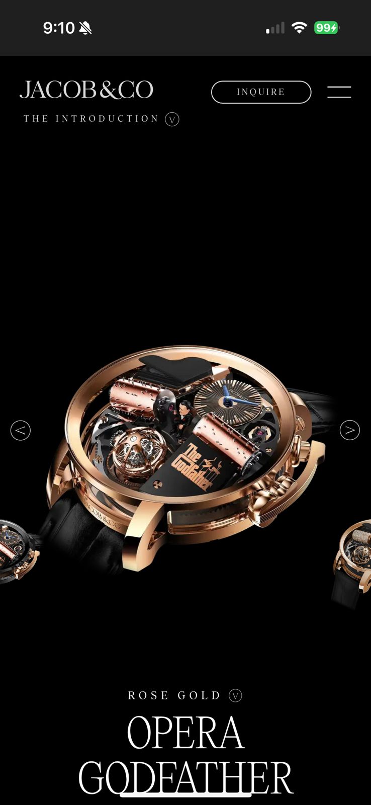 Jacob & Co. Godfather Watch β Musical Luxury Timepiece | βΉ999 Only | Iconic 1st Copy