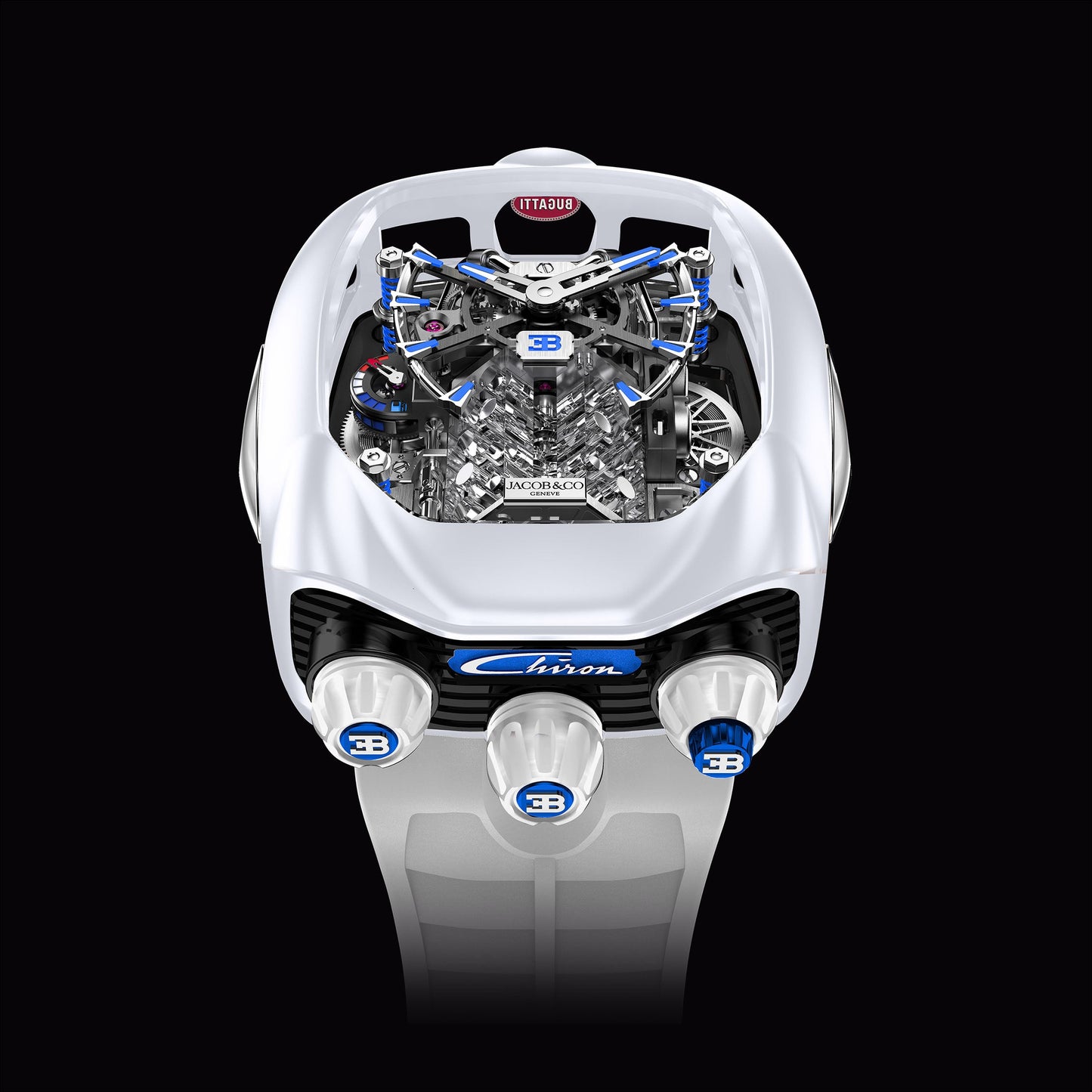 Bugatti Chiron Tourbillon β Luxury Engine Watch (Limited Edition)