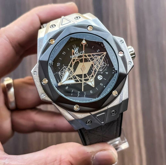 Hublot Big Bang UNICO Sang Bleu – Geometric Luxury Watch | ₹699 Only | Hot-Selling 1st Copy