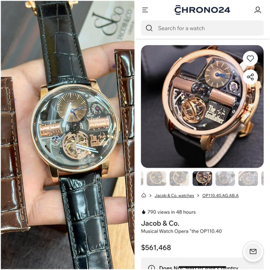 Jacob & Co. Godfather Watch – Musical Luxury Timepiece | ₹999 Only | Iconic 1st Copy